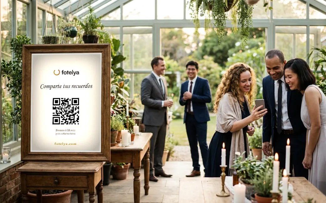 QR code pour album photo de mariage